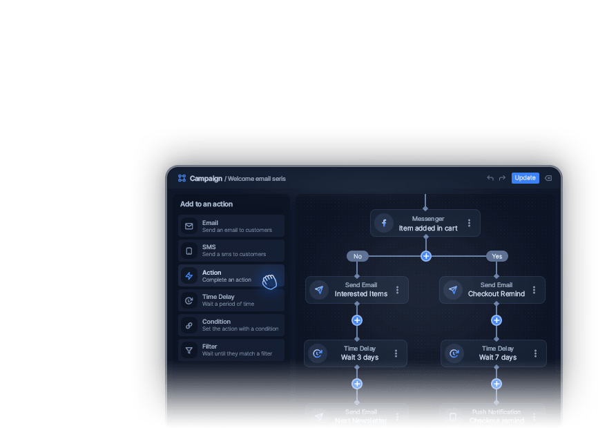 Mobile app mockup for UGROUP development services